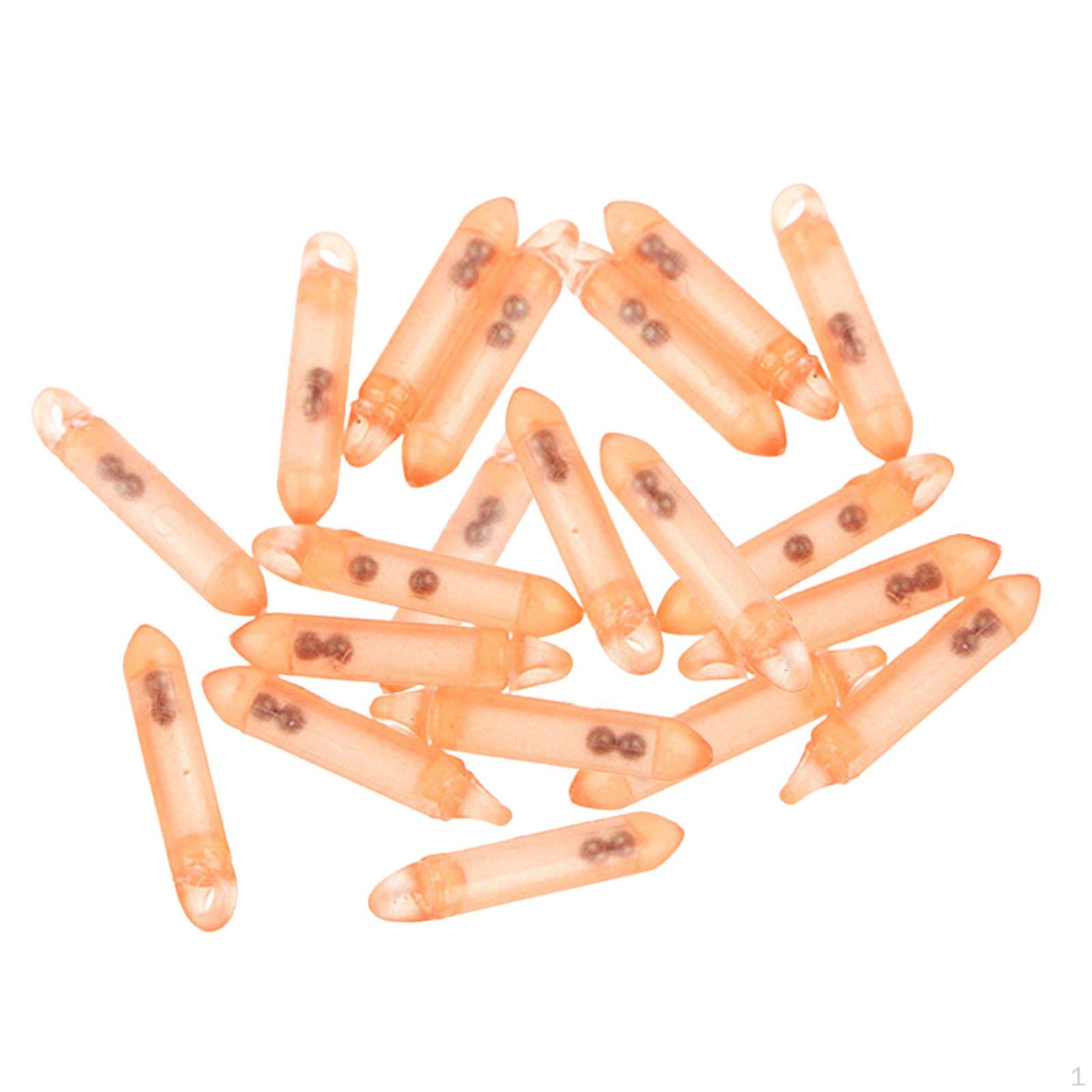 

20 штук рыболовных погремушек аксессуары снасти простые в использовании инструменты для пресноводной рыбалки Orange