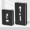 Quick Release Plate, PU50 PU70 Aluminum Alloy Universal 1/4" Quick Release Screw Mount Plate for Photography Tripods