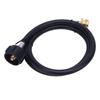 RV Gas Hose with QCC1 Connector Flexible Safe Connection 6FT Length Pigtail Hose for RV Van Trailer Gas Tank