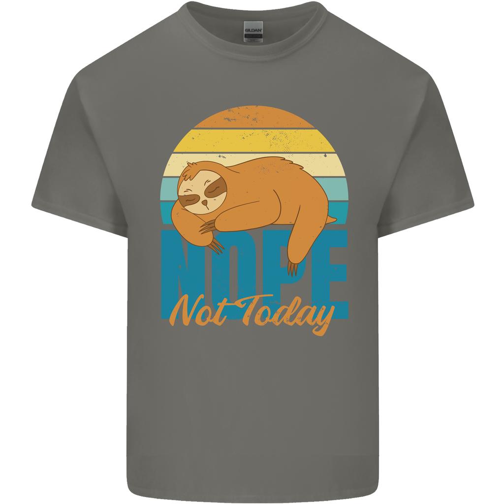 Sloth Nope Not Today Funny Lazy Unisexs Light Cotton TShirt