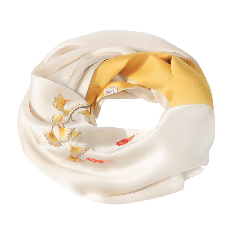 

Шелковый шарф ручной вышивки Zhi Jin Lou