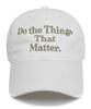 Wig That Matter Washed Ball Cap - White