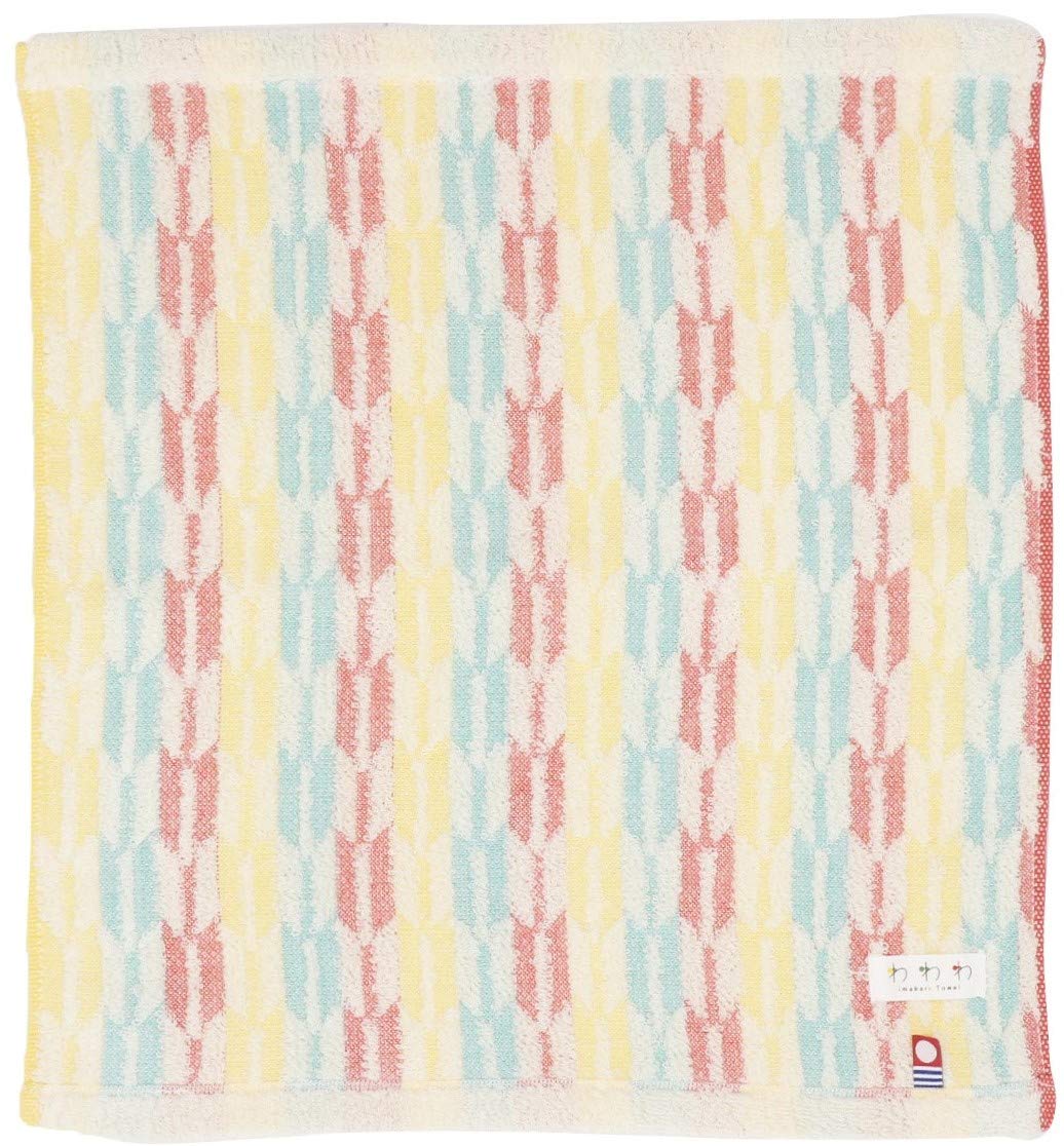 

Marushin Hand Made in Imabari Irodori Komachi Yagasuri Made in Imabari 0306005700 Towel, Japan, Towel, 34x36cm, Pattern, Ivory, Japan, Towel, слоновая кость