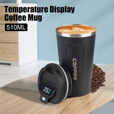 Car Thermos Mug Double Stainless Steel  Thermo Cafe Coffee Mug for Tea Water Coffee 510ML Leak_Proof Travel Vacuum Thermo Cup