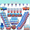 Vibrant Mcqueen Cars Theme Party Decor For Kids And Adults!