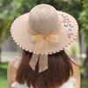 Summer Foldable Hat Women's Big Brimmed Sunscreen Hat Sun Hat Vacation Big Brimmed Cool Hat