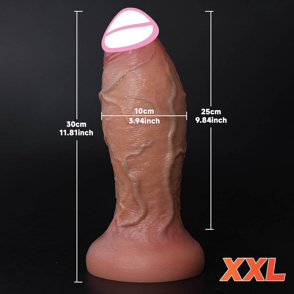 Realistic Flesh Skin Soft Thick Big Dildo Double Silicone Small Penis Woman Man Anal Sex Toy Suction Cup Dick Masturbators Cock