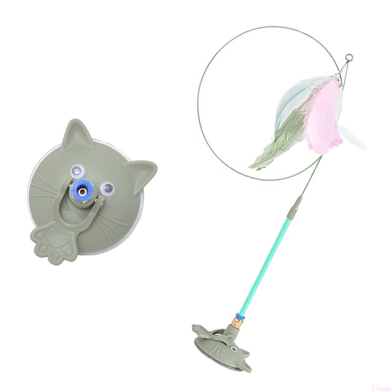 Pet Toy Interactive Pet Teaser Attachments Suction Cup Base For Felines