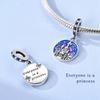 Copper Love Heart Coloful Clip Cute Dog Pets Pendant Diy Fine Beads Fit Original Charms Bracelet Women Jewelry Diy