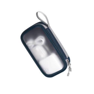Pack All Gadget Translucent TPU Dustproof and Portable Storage Case for Small Business USB Flash SD Navy Pouch, Material, Water-Repellent, Items,