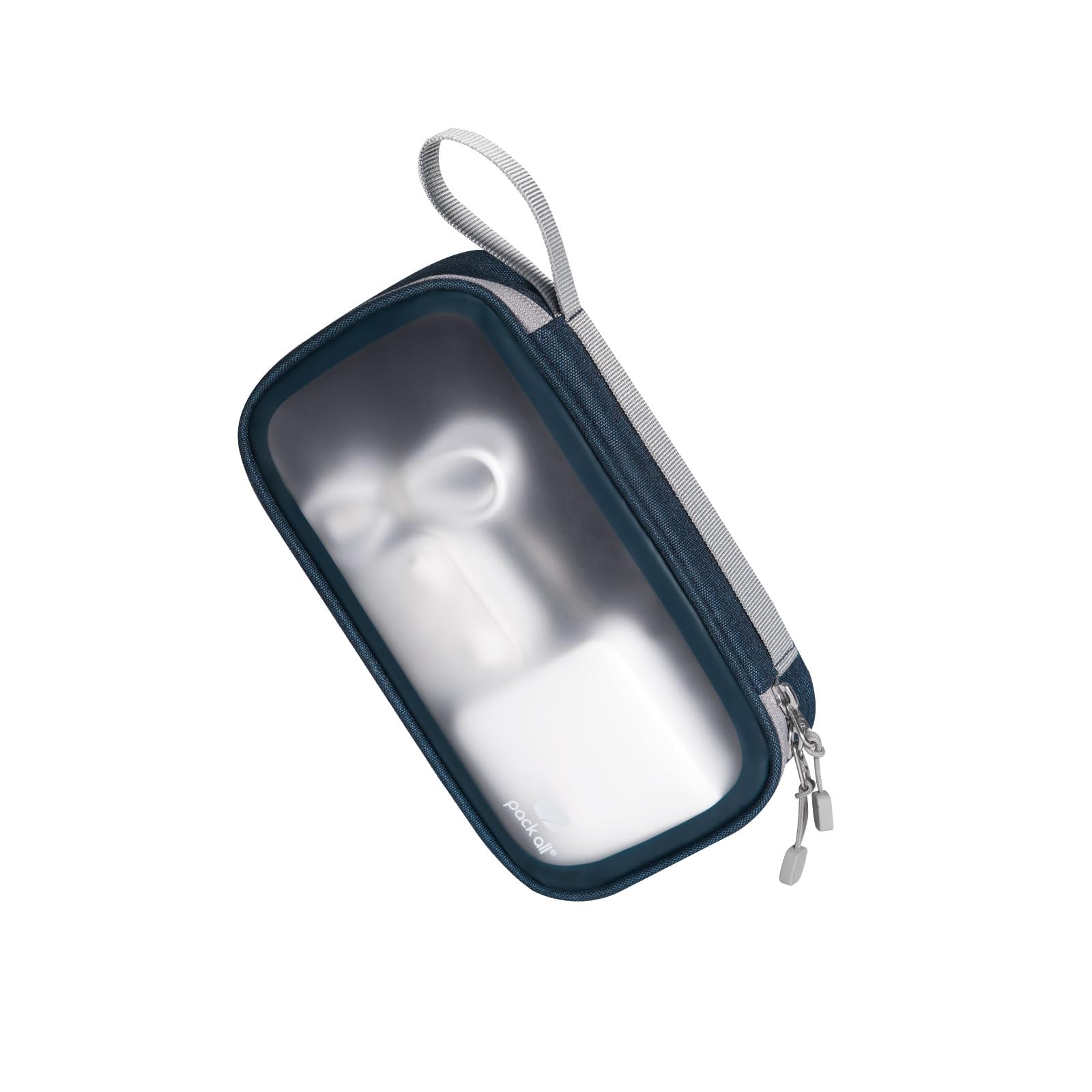 

pack all Gadget Translucent TPU Dustproof and Portable Storage Case for Small Business USB Flash SD Navy Pouch, Material, Water-Repellent, Items,