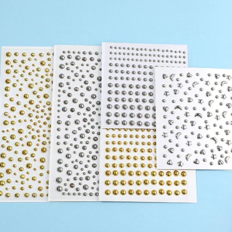 Fake Eyebrow Piercing Fake Lip Labret Studs Stick On Fake Nose Stud Facial Piercing Adhesive Face Jewelry Non Piercing Skin