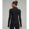 Lululemon Merino Wool Blend Base Layer Half Zip Black