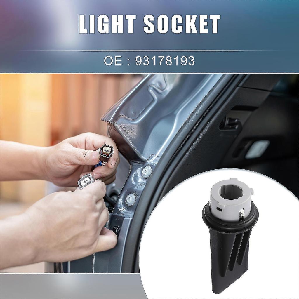 X Autohaux 2 Pcs Indicator Turn Signal Light Lamp Bulb Holder 93178193 For Vauxhall Corsa C Plastic No.93178193