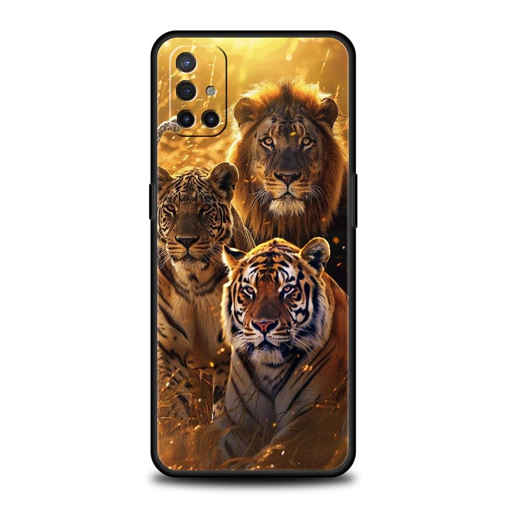 Cool Animal Tiger Lion Phone Case For OnePlus 15 13 12 11 10 9 8 15T 13T 10T 7T Pro 13R 12R 9RT 8T Nord 4 N10 2T CE 2 3 5G Cover