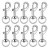 10Pcs Dog Carabiners DIY Keychain Clasps for DIY Craft Dog Collars and Harnesses