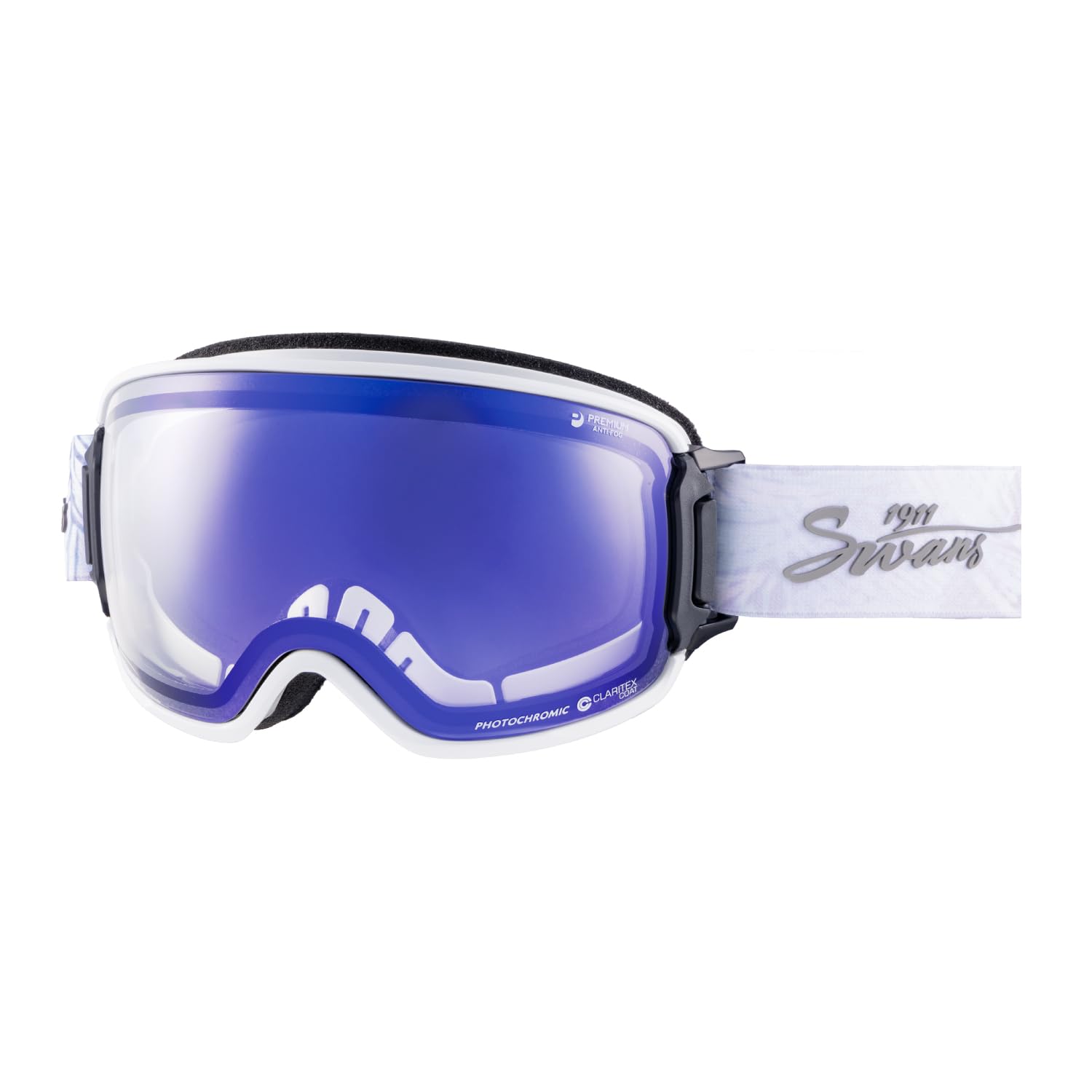 

Swans RIDGELINE Snow Made in Glasses MIT MIT Blue Mirror x Light Smoke UV Sizes Goggles, Japan, Compatible, Photochromic, Mirror, RL-MDH-CMIT-BL W,