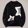 Pulover Toamnă Iarnă Nou Design de Tineret Nișă Senzorial Pulover Bărbați Casual Tricotaje Termice Trendy Strat de Bază pentru Cuplu Top Tricotat