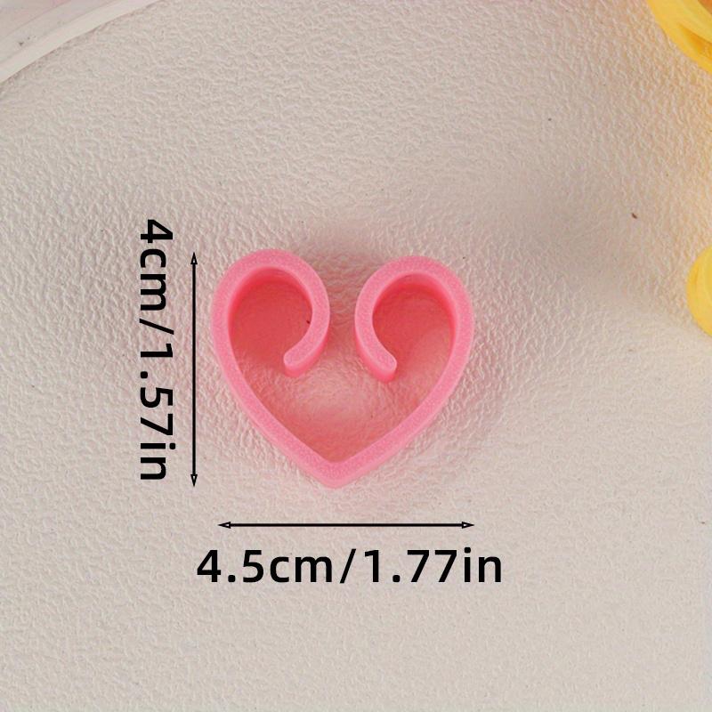 1 Pc Heart-Shaped Reusable Chopsticks Helpers Training Adults Kids Non-Slip Chopstick Hinges Portable Practice Chopsticks