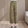 Pantaloni Estivi da Donna Taglie Forti a Vita Alta Larghi Vintage Abbigliamento Elastico in Vita Pantaloni Estivi