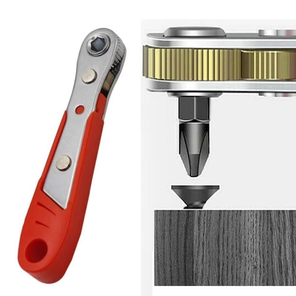 Durable Right Angle Ratchet Wrench 36 Tooth Ratchet Socket Wrench  Narrow Space Work