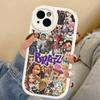 Cute B-Bratz Doll Leather Phone Case For IPhone 16 16e 15 14 13 12 11 Pro Max Plus Mini Cover