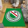 Legia Warsaw FC Home Sofa Decoration for Living Room & Bedroom, Non‑Slip Play Flannel Floor Mat for Game Room