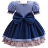Judy Cosplay Princess Dress Girls Officer Bunny Role Play Frocks Children Carnival Birthday Halloween Party Costumes