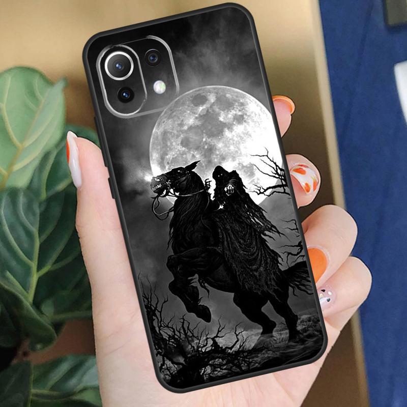 Death Grim Reaper Skull Case For Xiaomi 15 14 Ultra 13T 14T 15T Pro 17 Pro Max POCO F8 F7 F5 F6 X5 X6 X7 Pro Coque