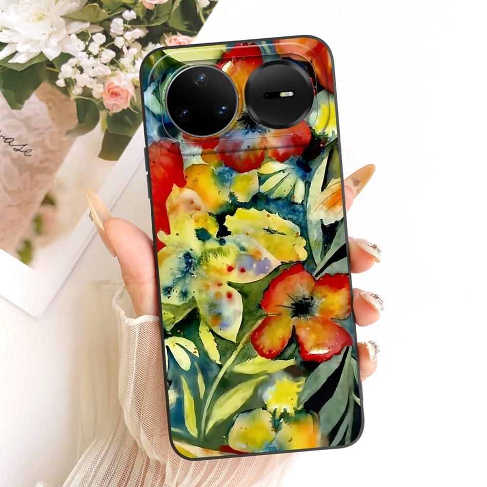 For Huawei Nova 15 Pro 15 15Ultra 2026 Cute Cat Flower Cartoon Phone Case For Huawei Nova15 15Pro Soft Silicone Covers Bumpers