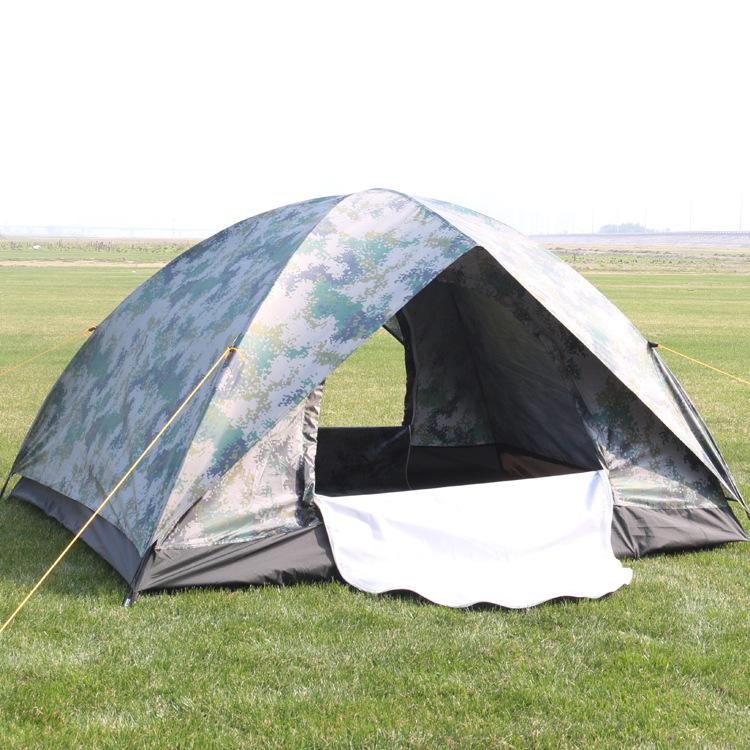 Camouflage Tent Manual Automatic Double Layer Single Layer Starry Sky Desert Double Four Outdoor Camping Camping