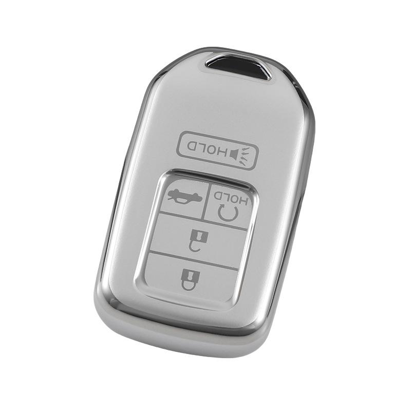Honda Key Case for CR-V, Civic, Accord, Xingge, Haoying, Fit - Quicksand Silver