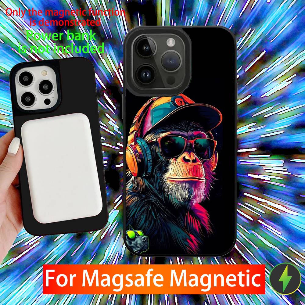 

Monkey Gorilla Ape COOL Phone Case For iPhone 16,15,14,13,12,11,Pro,Max,Plus,Mini,SE New Magsafe Magnetic Wireless Charging iPhone15pro