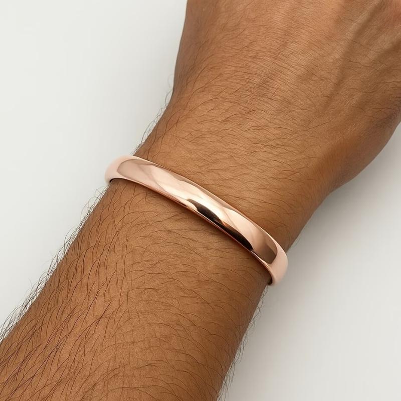 Retro Hand Forged 100% Copper Cuff Bangle for Women Punk Solid and High Gauge Pure Copper Wristlet Party Jewelry Gifts