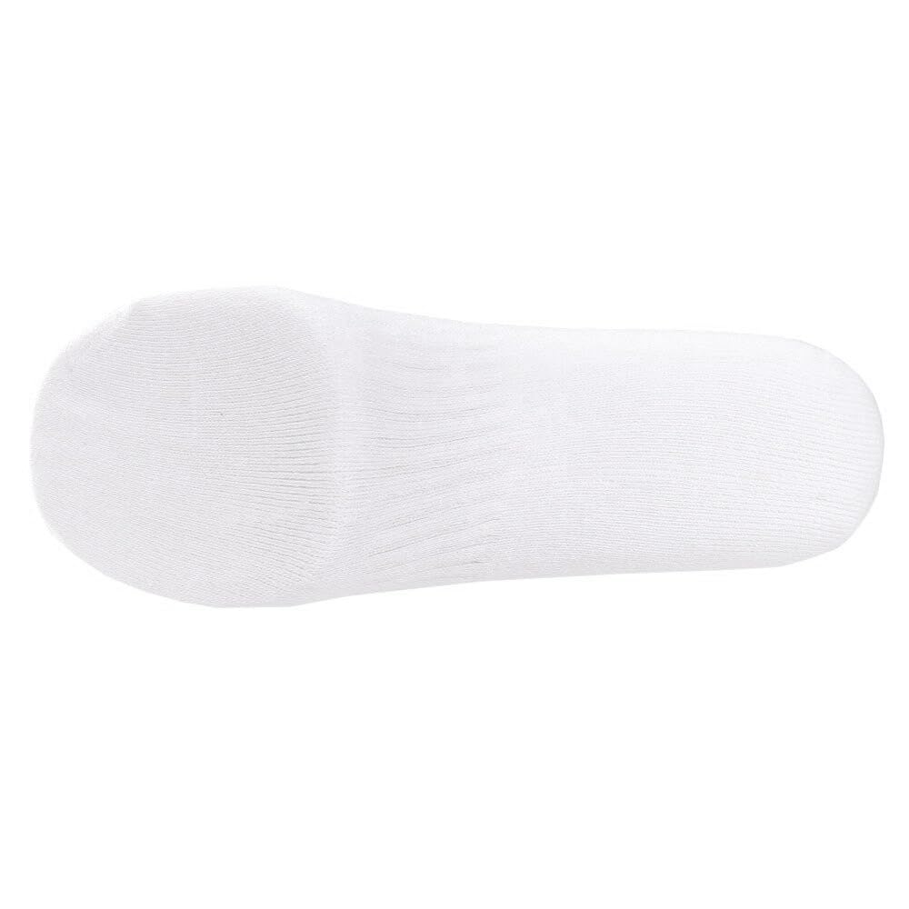 Ankle Sizes 3-pack Socks, White, 25-27
