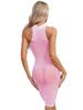 Womens Glossy Bodycon Lingerie Dress High Stretch Fabric Nightclub Attire