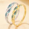 Couple Style Enamel Dripping Jewelry Fashion Versatile High Version Bracelet