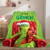 Christmas Gift Comedy Movie How the Grinch Stole Christmas blanket home warming, four season bed decoration sofa cover flannel throwing blanket K16