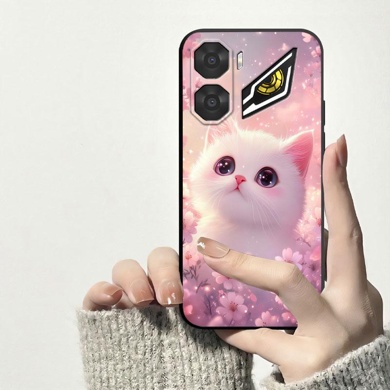 For ZTE Nubia Neo 3 GT Case Soft Silicone Bumper Back Cover For ZTE Nubia Neo 3 5G Fashion Black TPU Print Phone Case