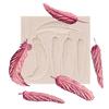 Feather Texture Printing Baking Biscuits Mold Food Grade Silicone Fondant Mould