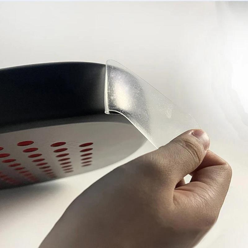 Clear Protective Cover for Tennis and Beach Rackets Providing Invisible Scratch Resistance Waterproof and Easy Installation