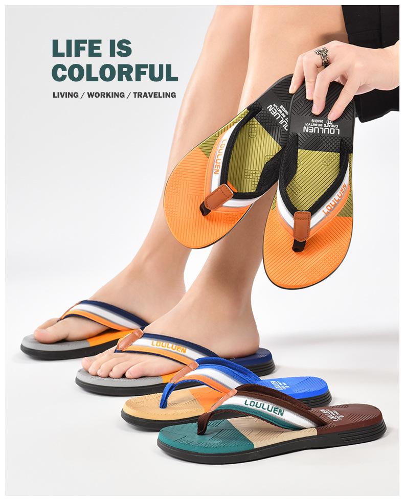 Men's 2025 Trend Non-Slip Soft Sole Flip-Flops for Outdoor Beach Wear