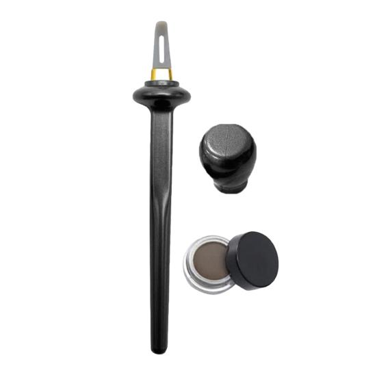 Silicone Eyeliner Kit with Waterproof Liquid Liners Gel Eyeliner Brush Reusable Winged Tightlining Tool for Beginners
