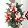 4Pcs Elk Backpack Pendant Snowman Xmas Tree Ornaments Creative Christmas Ornaments  Party