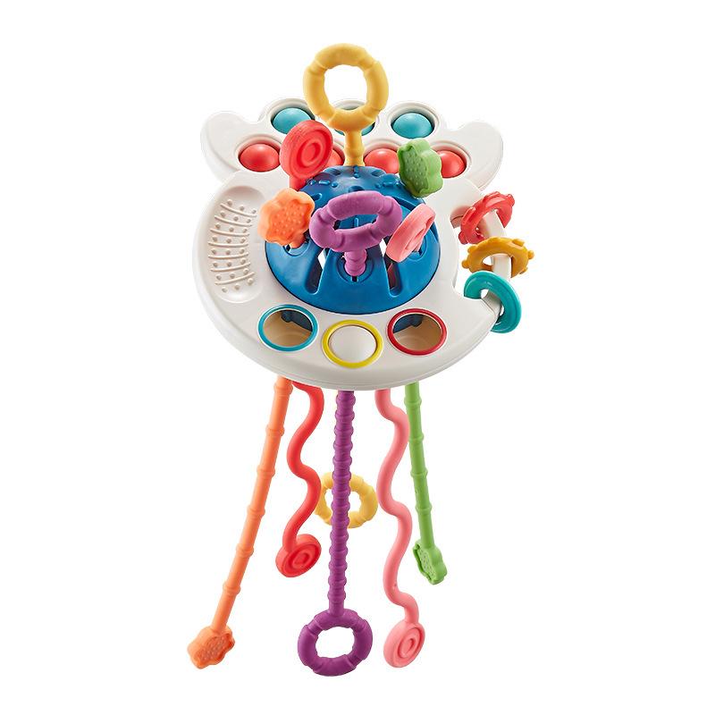 Octopus Teething & Grasping Toy for Babies 0-1 Year