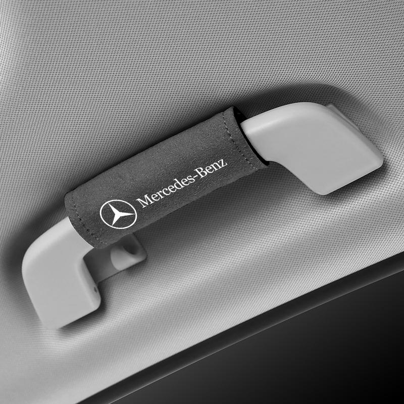 GLC GLB For Mercedes-Benz Car Handle Protective Cover Elk Skin Roof Handlift Inside Handle Gloves Multi-Colored Decoration