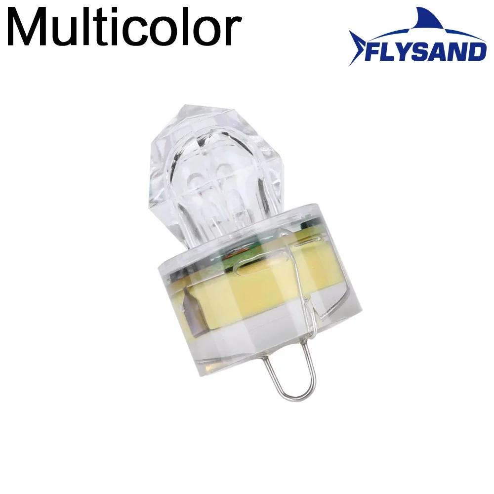 

FLYSAND LED Fishing Lamp - Underwater Diamond Shape Flash Light for Attracting Squid, Fishing Lure Tackle & Tools