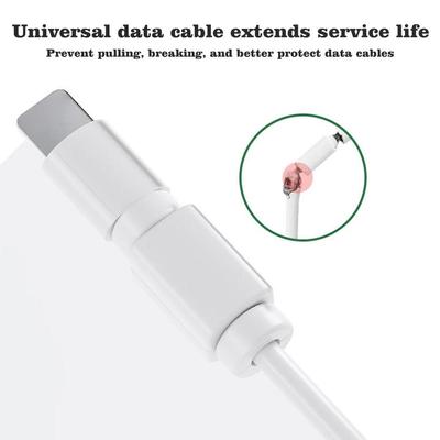 5pcs Anti Break Cable Protector Soft Silicone Cover For Apple Type C Micro USB Univerasl Charger Cord Winder Cover Wire Access