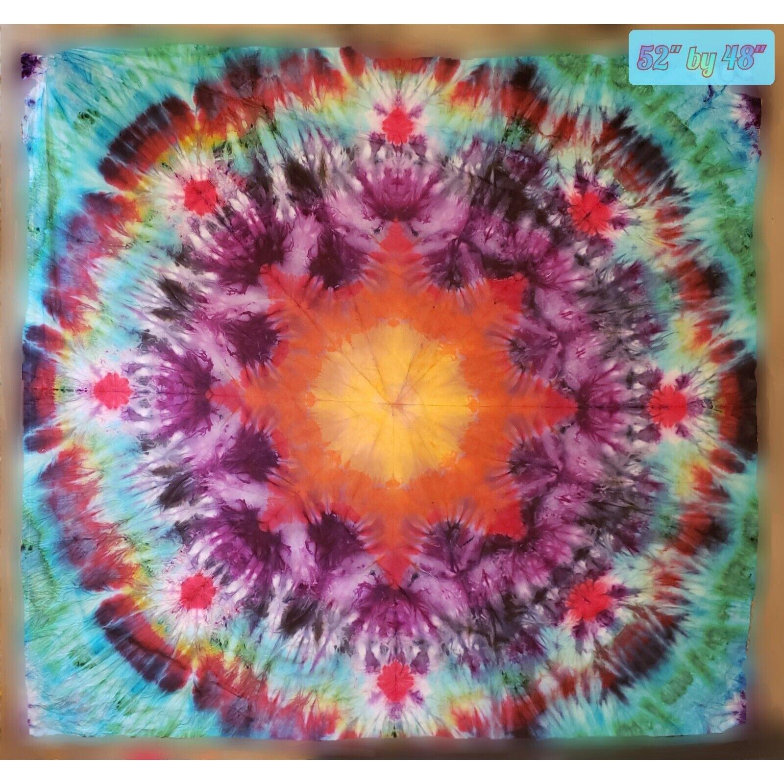 Tapestry Tai Dai wall mandala full 75x100