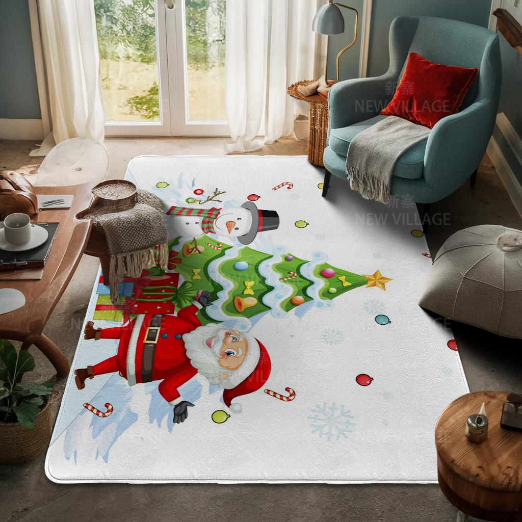 Koberec ke vchodu do domu Rohožka ke dveřím do domu Obývací pokoj Vana Koupelna Protiskluzové koberce s absorpcí vody vana Veselé Vánoce zima